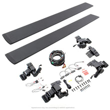 Load image into Gallery viewer, Go Rhino GOR20436680PC Go Rhino 19-24 Ram 1500 Quad Cab 4dr E1 Electric Running Board Kit (No Drill) - Tex. Blk
