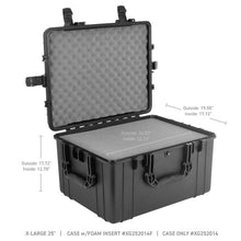 Load image into Gallery viewer, Go Rhino Cargo Boxes &amp; Bags Go Rhino XVenture Gear Hard Case w/Foam - Extra Large 25in. / Lockable / IP67 - Tex. Blk
