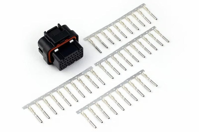 Haltech HALHT-030011 Haltech AMP 34 Pin Key 2 4 Row Superseal Connector Plug & Pins