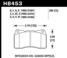 Load image into Gallery viewer, Hawk Performance Brake Pads - Performance Hawk 03-06 Evo / 04-09 STi / 09-10 Genesis Coupe (Track) / 2010 Camaro SS HPX Motorsports Front Brak

