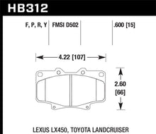 Load image into Gallery viewer, Hawk Performance HAWKHB312P.591 Hawk Super Duty Street Brake Pads
