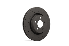 Load image into Gallery viewer, Hawk Performance HAWKHTC4048 Hawk Talon 2005 Ford Focus Drilled and Slotted Front Brake Rotor Set
