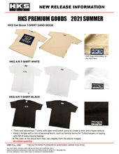 Load image into Gallery viewer, HKS HKS51007-AK409 HKS A/R T-SHIRT M/WHITE
