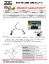 Load image into Gallery viewer, HKS HKS31019-AF127 HKS Hi-Power SPEC-L2 GRB/GRF EJ20
