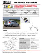 Load image into Gallery viewer, HKS HKS31019-AF130 HKS Hi-Power SPEC-L2 VAB EJ20
