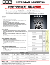 Load image into Gallery viewer, HKS HKS21003-AT004 HKS PISTON KIT FA20 2.1L LOW COMP
