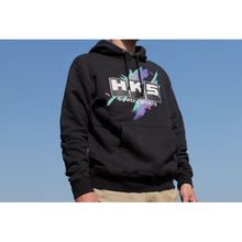 Load image into Gallery viewer, HKS Shirts HKS HOODIE SUPER RACING BLACK XL
