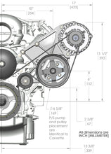 Load image into Gallery viewer, Holley Accessory Drive Belt Kit Holley Includes Alternator, Power Steering Pump &amp; Pulleys 20-143BK
