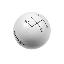 Load image into Gallery viewer, HURST HUR1637626 HURST SHFTR KNOB-4 SPD(WHITE) 3/8-16
