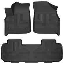 Load image into Gallery viewer, Husky Liners Floor Mats Husky Liners WEATHERBEATER FRONT &amp; 2ND ROW LINERS 18-24 ENCLAVE 93481
