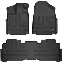 Load image into Gallery viewer, Husky Liners Floor Mats Husky Liners WEATHERBEATER FRONT &amp; 2ND ROW LINERS 18-26 ODYSSEY 93761
