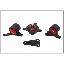 Load image into Gallery viewer, Innovative 02-05 Civic K-Series Black Steel Mounts 85A Bushings (Not K24 Trans)
