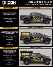 Load image into Gallery viewer, ICON Vehicle Dynamics FRDK_K93207TS ICON Vehicle Dynamics 20-23 FORD RANGER 0-3.5" STAGE 7 SUSPENSION SYSTEM W TUBULAR UCA STEEL KNUCKLE K93207TS

