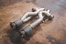 Load image into Gallery viewer, Lamborghini Aventador / S / SV / SVJ Free Flow Front Pipes - Equal Length

