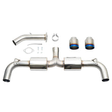 Load image into Gallery viewer, Injen INJSES1343ABTT Injen 19-22 Hyundai Veloster N L4 2.0L Turbo Performance SS Axle Back Exhaust System - Burnt Ti Tips
