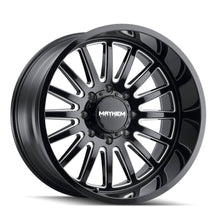 Load image into Gallery viewer, Ion Alloy Wheels Ion Alloy UTOPIA 20X9 6-139.7 +18MM GLOSS BLACK MILLED 8114-2983BM18
