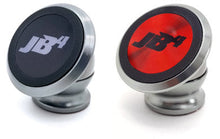 Load image into Gallery viewer, JB4 magnetic phone mount from Burger Motorsports with black and red logo designs
