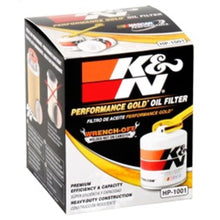 Load image into Gallery viewer, K&amp;N Engineering Oil Filters K&amp;N Chevy / Pontiac / GMC / Buick Performance Gold Oil Filter
