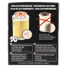Load image into Gallery viewer, K&amp;N Engineering Oil Filters K&amp;N Chevy / Pontiac / GMC / Buick Performance Gold Oil Filter
