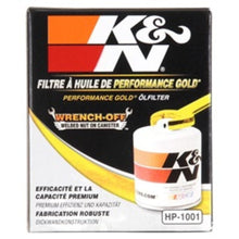 Load image into Gallery viewer, K&amp;N Engineering Oil Filters K&amp;N Chevy / Pontiac / GMC / Buick Performance Gold Oil Filter
