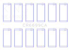 Load image into Gallery viewer, King Engine Bearings KINGCR6699CA0.5 King 94-02 Dodge Cummins 5.9L Inline 6 Diesel Conventional Coated Rod Bearing Set (Size 0.5mm)
