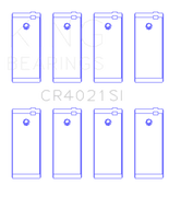 King Engine Bearings KINGCR4021SI0.5 King Engine Bearings Escort 1.9 1987/89 (Size +0.50mm) Connecting Rod Bearing Set