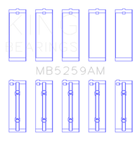Load image into Gallery viewer, King Engine Bearings KINGMB5259AM0.5 King Engine Bearings Honda B18A1 (Size +0.50mm) Main Bearing Set
