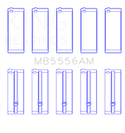 King Engine Bearings KINGMB5556AM0.25 King Engine Bearings Suzuki G-13 (Size +0.25mm) Main Bearing Set