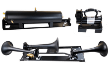 Load image into Gallery viewer, Kleinn Air Horns KLEFSD23-734 Kleinn 23-24 Ford F-250/ F-350/ F-450 Onboard Air System w/ Model 730 Horns
