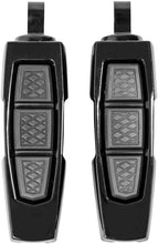 Load image into Gallery viewer, Kuryakyn KUR10030-2 Kuryakyn Enygma Pegs With Adapter- Gloss Black
