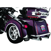 Load image into Gallery viewer, Kuryakyn Exterior Trim Kuryakyn Rear Fender Flares For Trikes Chrome
