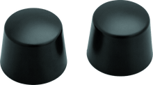 Load image into Gallery viewer, Kuryakyn KUR1229 Kuryakyn Front Axle Nut Caps Satin Black
