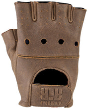 Load image into Gallery viewer, Kuryakyn KUR094464 Kuryakyn Leather By River Road Buster Vintage Shorty Gloves Black - 2XL

