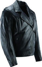 Load image into Gallery viewer, Kuryakyn KUR094369 Kuryakyn Leather By River Road Ironclad Classic Leather Jacket Black - Small
