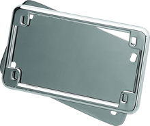 Load image into Gallery viewer, Kuryakyn KUR9166 Kuryakyn License Frame &amp; Backing Plate Set 4in X 7in Chrome
