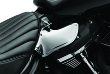 Load image into Gallery viewer, Kuryakyn KUR5789 Kuryakyn Saddle Shields Heat Deflectors 18-Up Softail Models Smoke
