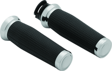 Load image into Gallery viewer, Kuryakyn KUR5938 Kuryakyn Thresher Grips Scout Chrome
