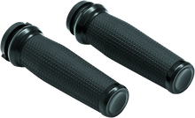 Load image into Gallery viewer, Kuryakyn KUR5943 Kuryakyn Thresher Grips Throttle-By-Wire Black
