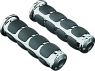 Kuryakyn KUR6240 Kuryakyn Universal ISO Grip 1inch Bars Chrome