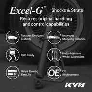 KYB Shocks and Struts KYB 16-20 Buick Envision Excel-G Shock Assembly - Rear