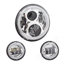 Load image into Gallery viewer, Letric Lighting LETLLC-ILHK-7CH Letric Lighting 7in Led Chrome Full-Halo Indian
