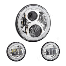 Load image into Gallery viewer, Letric Lighting LETLLC-ILHK-7CH Letric Lighting 7in Led Chrome Full-Halo Indian
