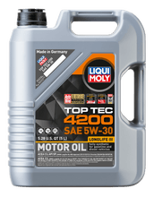 Load image into Gallery viewer, LIQUI MOLY Motor Oils LIQUI MOLY 5L Top Tec 4200 New Generation Motor Oil SAE 5W30
