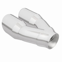 Load image into Gallery viewer, Magnaflow Catalytic Converter Universal MagnaFlow Double Wall 3in Dual Round Polished Tip 2.25in Inlet
