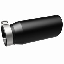 Load image into Gallery viewer, Magnaflow Catalytic Converter Universal MagnaFlow Tip Stainless Black Coated Single Double Round Single Outlet 5in Dia 4in Inlet 13in L

