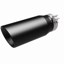 Load image into Gallery viewer, Magnaflow Catalytic Converter Universal MagnaFlow Tip Stainless Black Coated Single Double Round Single Outlet 5in Dia 4in Inlet 13in L
