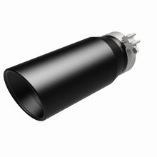 Load image into Gallery viewer, Magnaflow Catalytic Converter Universal MagnaFlow Tip Stainless Black Coated Single Double Round Single Outlet 5in Dia 4in Inlet 13in L
