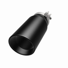 Load image into Gallery viewer, Magnaflow Catalytic Converter Universal MagnaFlow Tip Stainless Black Coated Single Double Round Single Outlet 5in Dia 4in Inlet 13in L
