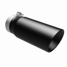 Load image into Gallery viewer, Magnaflow Catalytic Converter Universal MagnaFlow Tip Stainless Black Coated Single Double Round Single Outlet 5in Dia 4in Inlet 13in L

