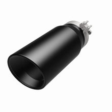 Load image into Gallery viewer, Magnaflow Catalytic Converter Universal MagnaFlow Tip Stainless Black Coated Single Double Round Single Outlet 5in Dia 4in Inlet 13in L
